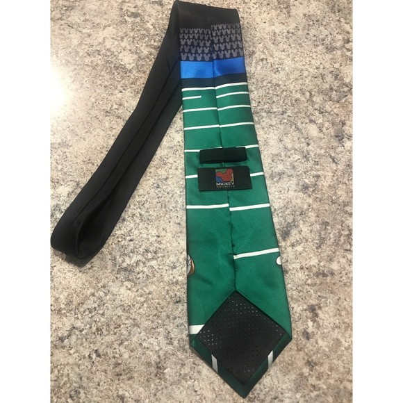 Mickey Unlimited Disney Novelty Silk Neck Tie Mickey Mouse Football - Picture 4 of 6